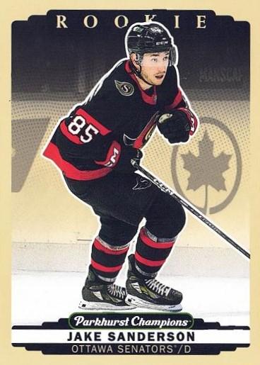 Jake Sanderson #314 Ottawa Senators | 2022-23 Parkhurst Champions