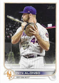 Pete Alonso #315 New York Mets (With Home Run Derby trophy) | 2022 Topps
