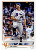 Pete Alonso #315 New York Mets (Yelling, knee up) | 2022 Topps
