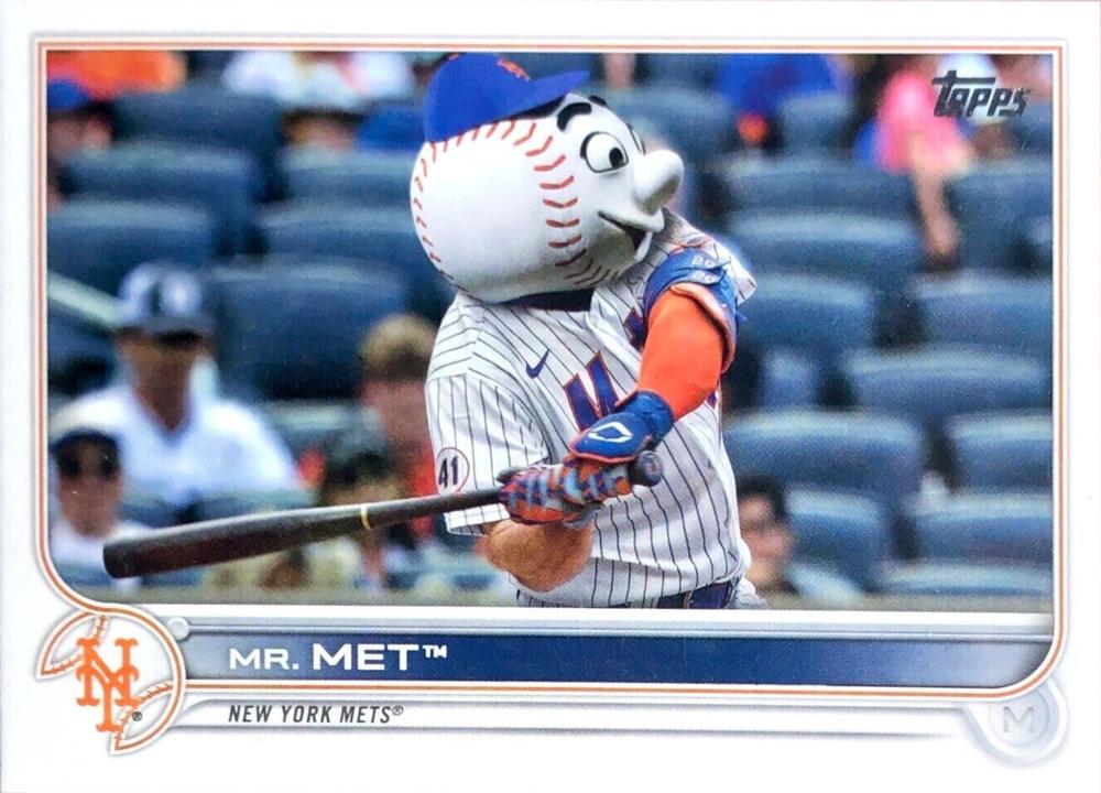 Mr. Met #315 New York Mets (Mascot, inserted into Series 2) | 2022 Topps