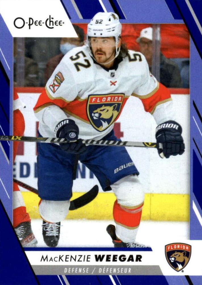 MacKenzie Weegar #315 Florida Panthers | 2023-24 O-Pee-Chee Blue Border