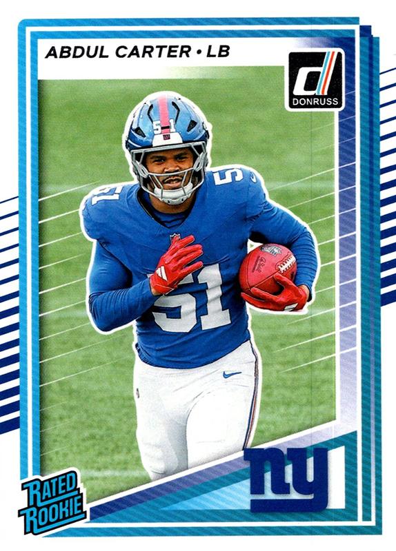 Abdul Carter #315 New York Giants | 2025 Donruss | NFL Football