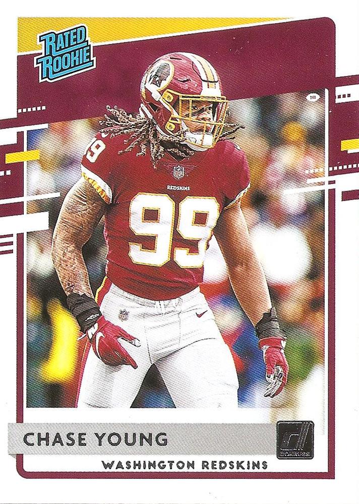 Chase Young #316 Washington Redskins | 2020 Panini Donruss | NFL Football