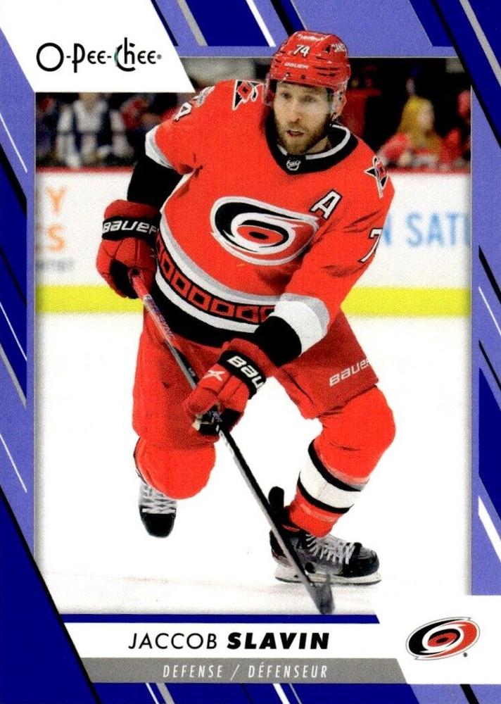 Jaccob Slavin #316 Carolina Hurricanes | 2023-24 O-Pee-Chee Blue Border