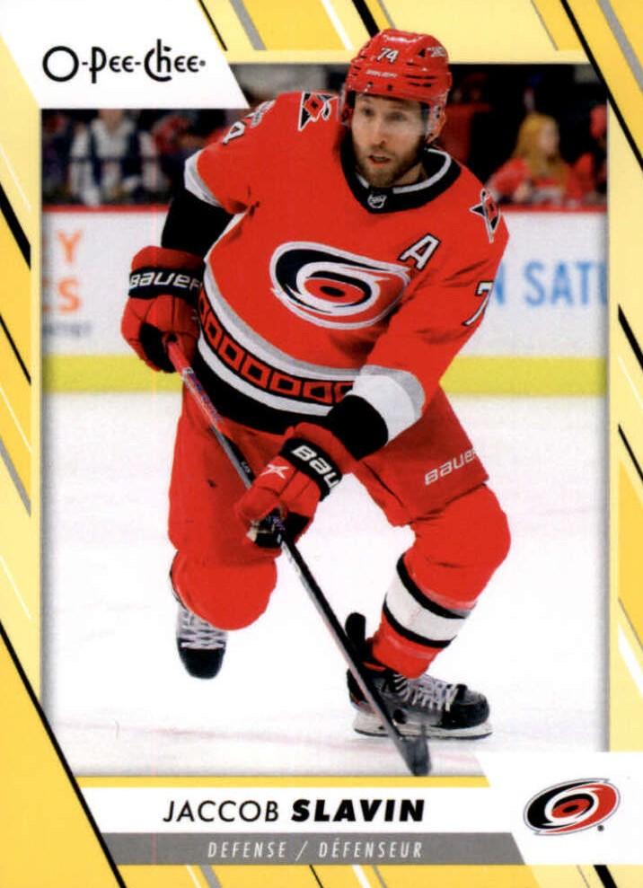 Jaccob Slavin #316 Carolina Hurricanes | 2023-24 O-Pee-Chee Yellow Border