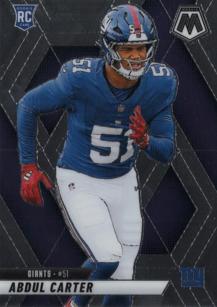 Abdul Carter #317 New York Giants | 2025 Panini Mosaic | NFL Football