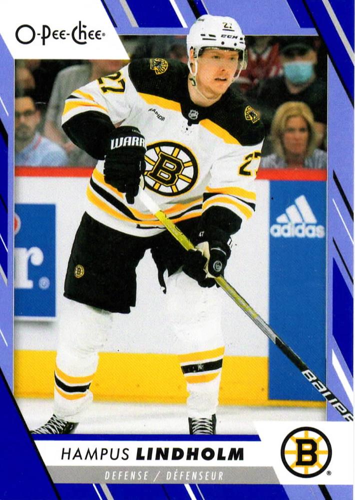 Hampus Lindholm #318 Boston Bruins | 2023-24 O-Pee-Chee Blue Border