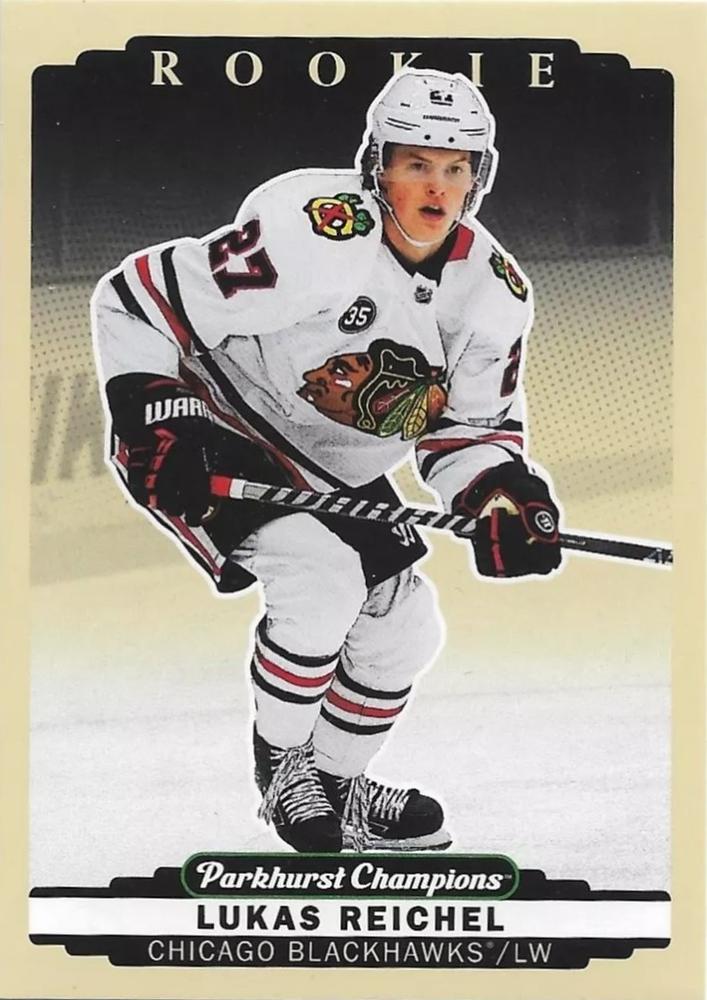Lukas Reichel #318 Chicago Blackhawks (Photo Variation) | 2022-23 Parkhurst Champions