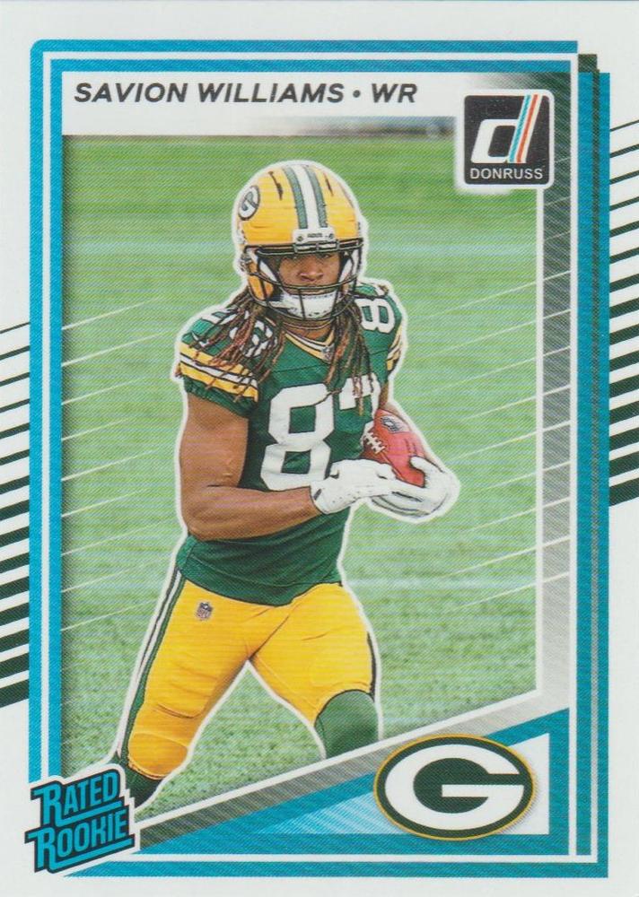 Savion Williams #318 Green Bay Packers | 2025 Donruss | NFL Football