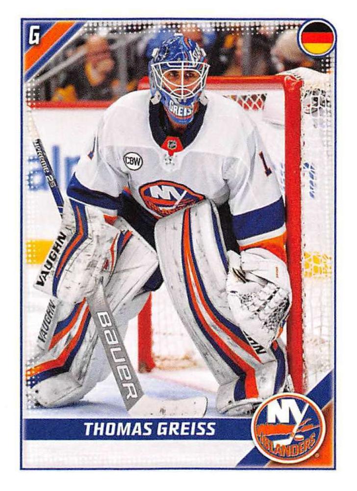 Thomas Greiss #319 New York Islanders | 2019-20 Topps NHL Sticker Collection