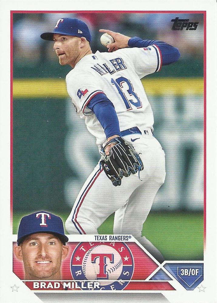 Brad Miller #319 Texas Rangers | 2023 Topps
