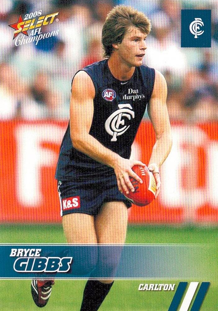 Bryce Gibbs #31 Carlton Blues | 2008 Select AFL Champions