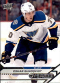 Oskar Sundqvist #31 St. Louis Blues | 2020-21 Upper Deck Overtime
