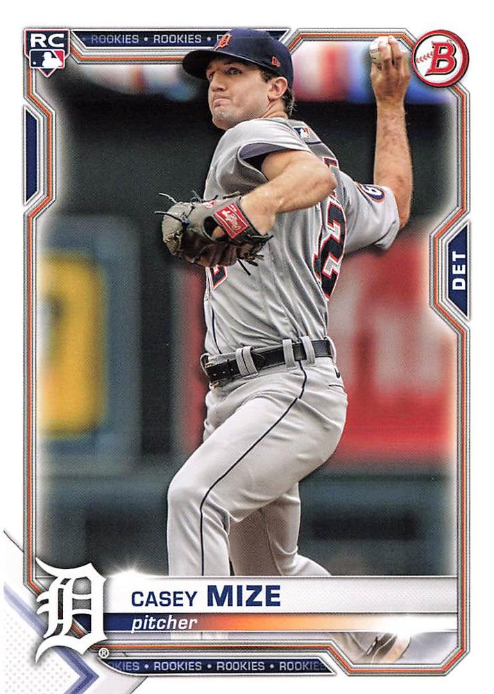 Casey Mize #31 Detroit Tigers | 2021 Bowman