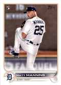 Matt Manning #31 Detroit Tigers (White jersey, knee up) | 2022 Topps