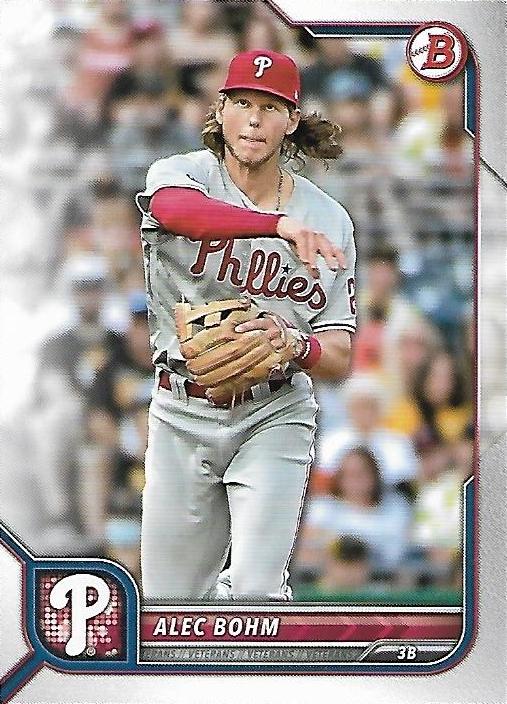 Alec Bohm #31 Philadelphia Phillies | 2022 Bowman