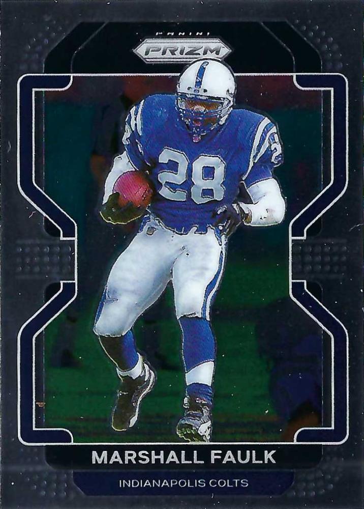 Marshall Faulk #31 Indianapolis Colts | 2021 Panini Prizm | NFL Football