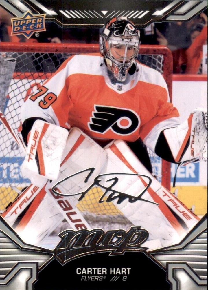 Carter Hart #31 Philadelphia Flyers | 2022-23 Upper Deck MVP Silver Script