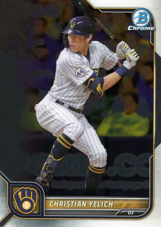 Christian Yelich #31 Milwaukee Brewers | 2022 Bowman Chrome