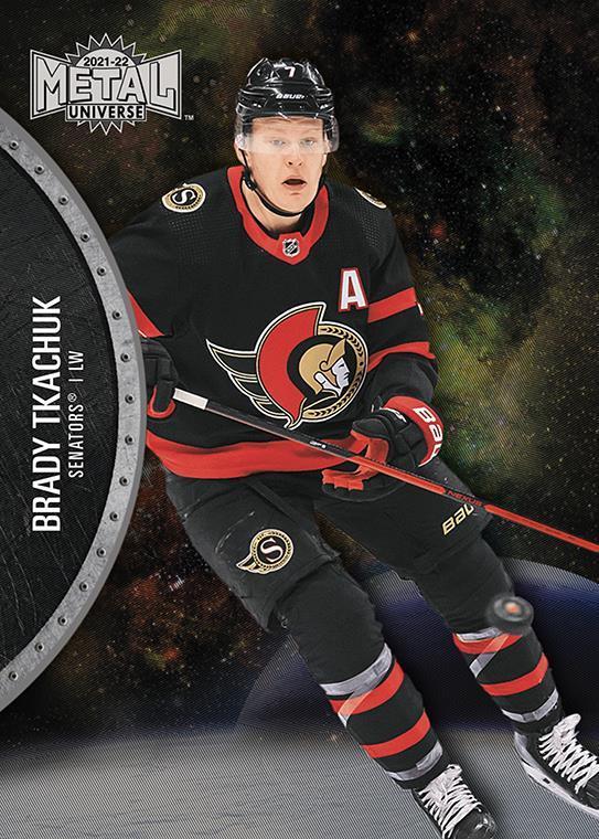 Brady Tkachuk #31 Ottawa Senators | 2021-22 SkyBox Metal Universe