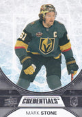 Mark Stone #31 Vegas Golden Knights | 2021-22 Upper Deck Credentials