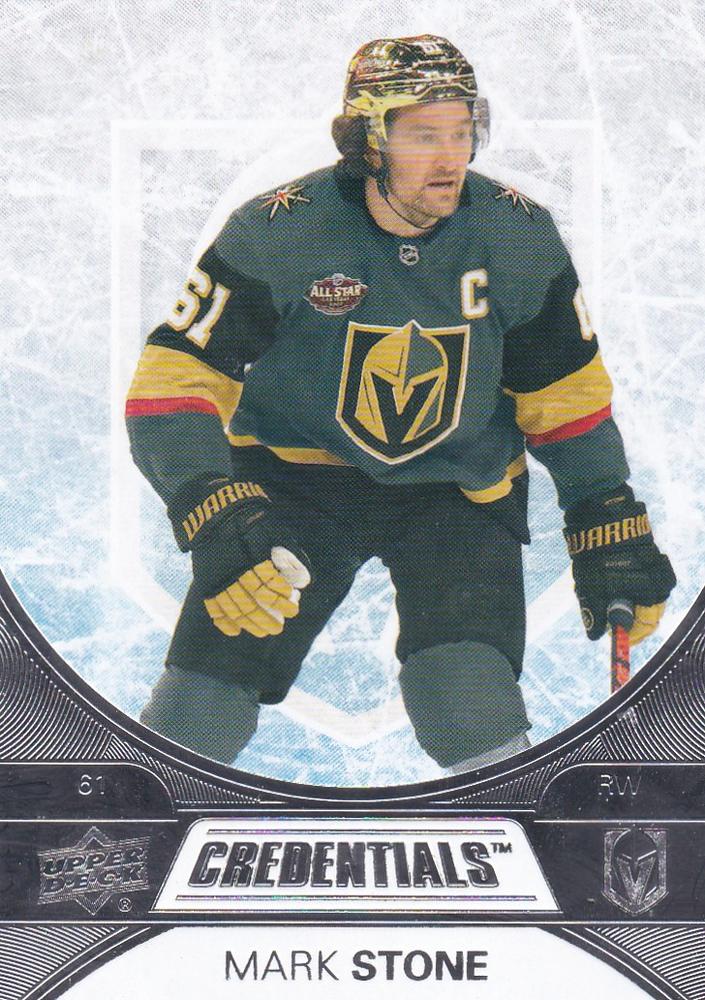 Mark Stone #31 Vegas Golden Knights | 2021-22 Upper Deck Credentials