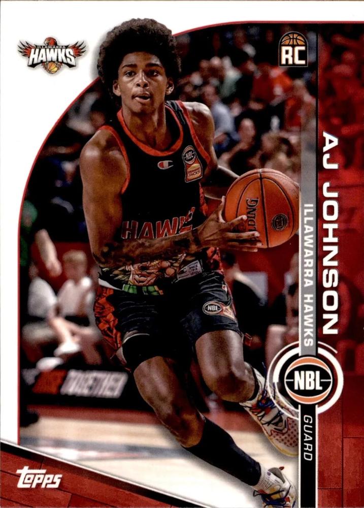 AJ Johnson #31 Illawarra Hawks | 2023-24 Topps NBL