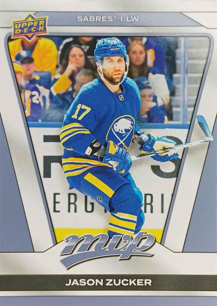 Jason Zucker #31 Buffalo Sabres | 2025-26 Upper Deck MVP