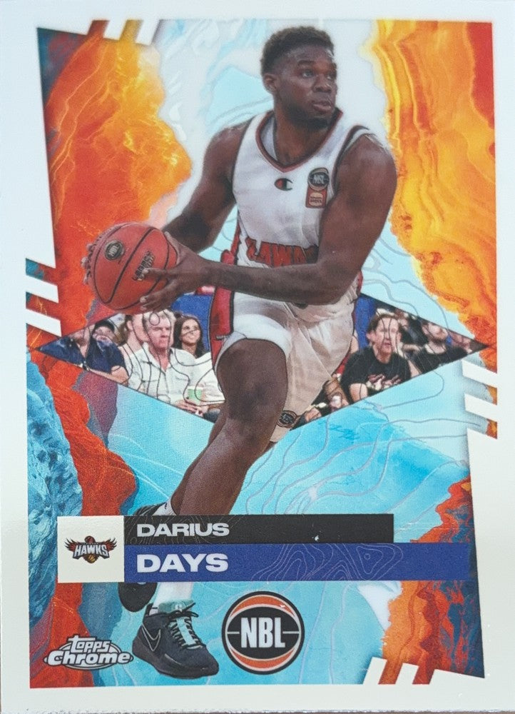 Darius Days #31 Illawarra Hawks | 2024-25 Topps Chrome NBL (front)