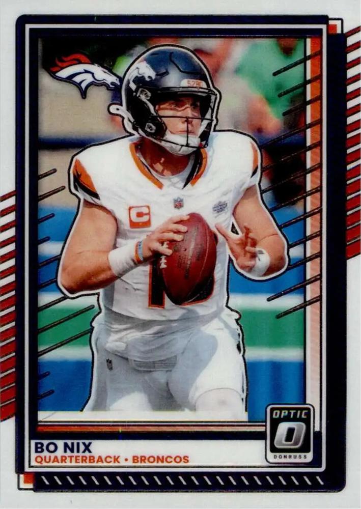 Bo Nix #31 Denver Broncos | 2025 Donruss Optic | NFL Football
