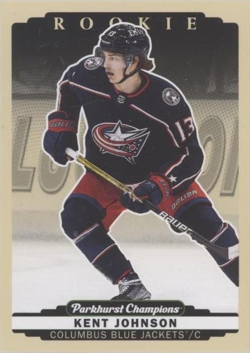 Kent Johnson #321 Columbus Blue Jackets (Photo Variation) | 2022-23 Parkhurst Champions