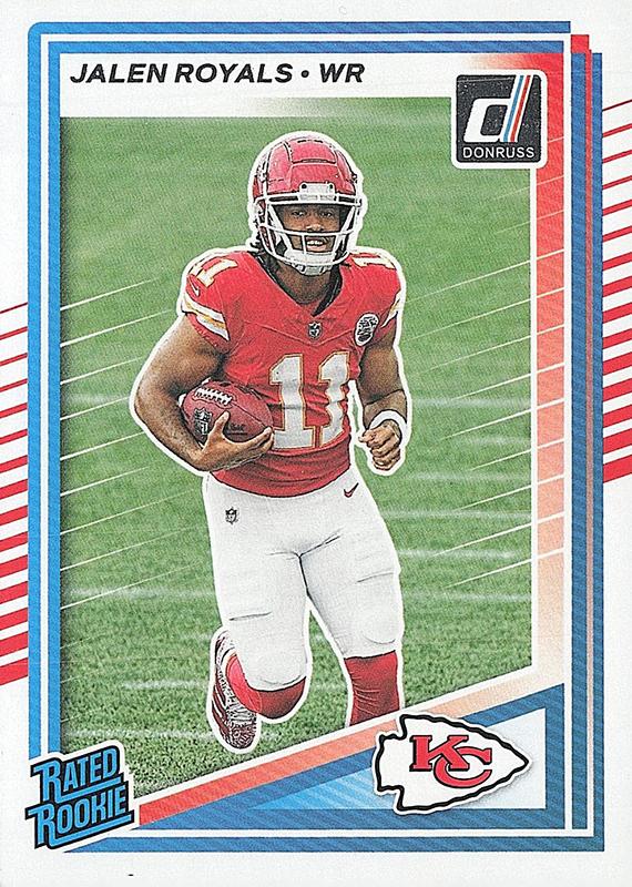 Jalen Royals #321 Kansas City Chiefs | 2025 Donruss | NFL Football