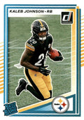 Kaleb Johnson #322 Pittsburgh Steelers | 2025 Donruss | NFL Football