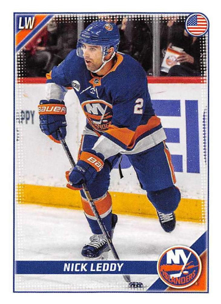 Nick Leddy #323 New York Islanders | 2019-20 Topps NHL Sticker Collection