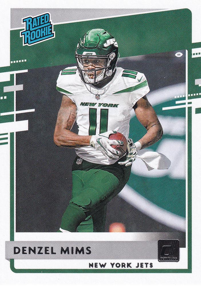 Denzel Mims #323 New York Jets | 2020 Panini Donruss | NFL Football