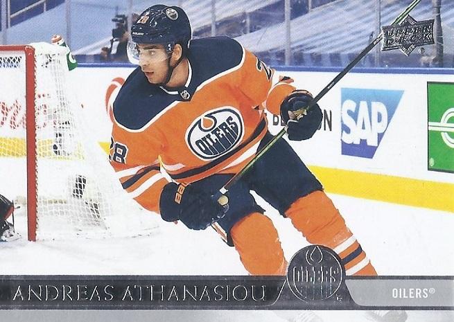Andreas Athanasiou #323 Edmonton Oilers | 2020-21 Upper Deck