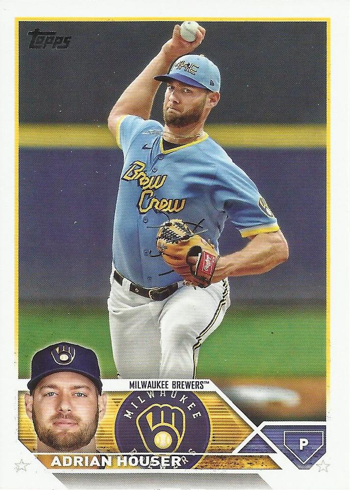 Adrian Houser #323 Milwaukee Brewers | 2023 Topps