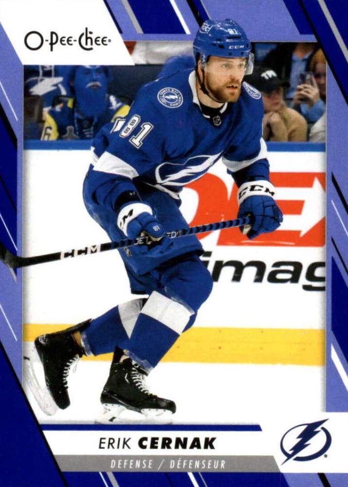 Erik Cernak #326 Tampa Bay Lightning | 2023-24 O-Pee-Chee Blue Border