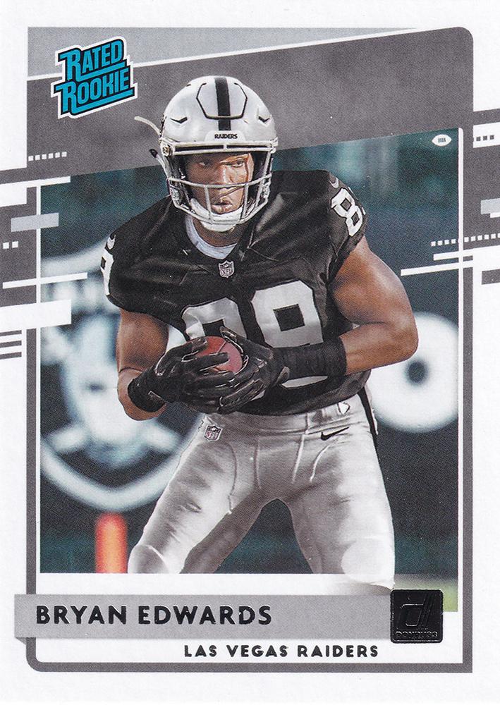Bryan Edwards #328 Las Vegas Raiders | 2020 Panini Donruss | NFL Football