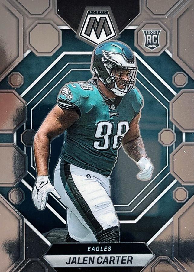 Jalen Carter #328 Philadelphia Eagles | 2023 Panini Mosaic | NFL Football