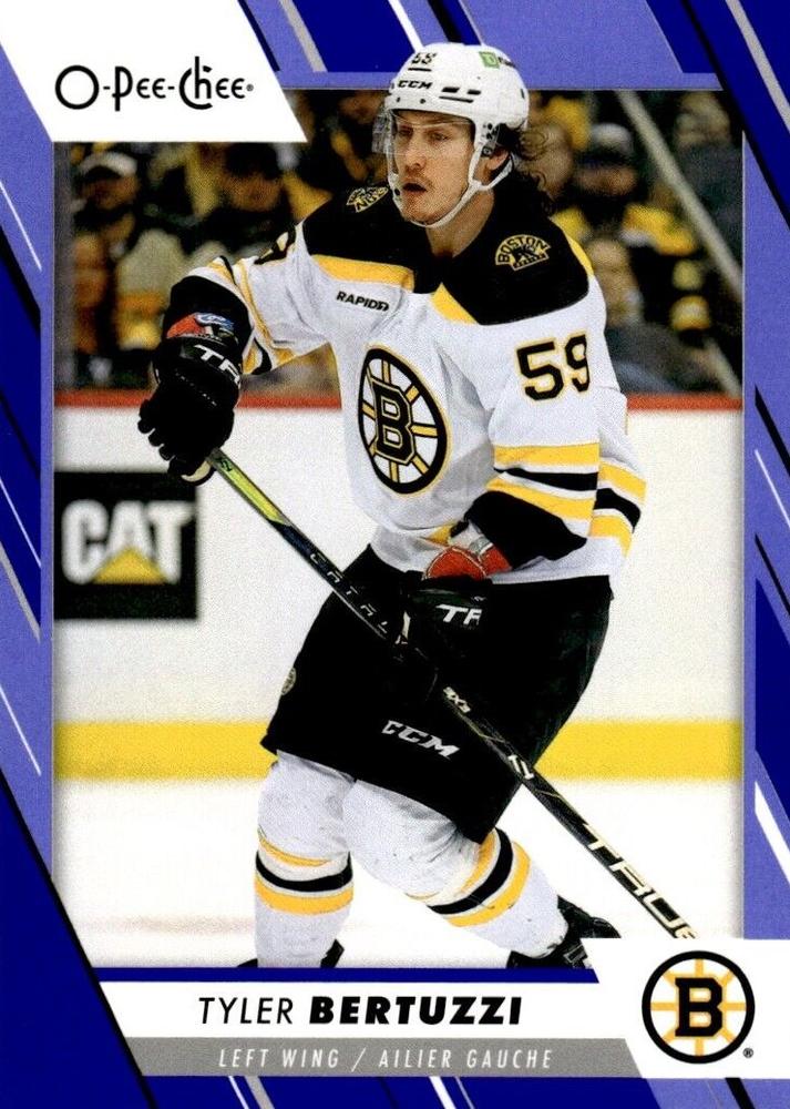 Tyler Bertuzzi #328 Boston Bruins | 2023-24 O-Pee-Chee Blue Border