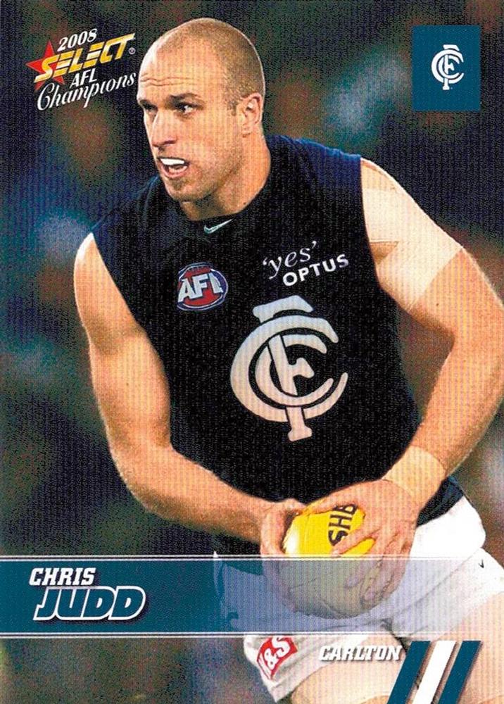 Chris Judd #32 Carlton Blues | 2008 Select AFL Champions