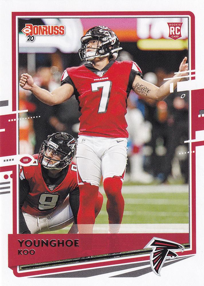 Younghoe Koo #32 Atlanta Falcons | 2020 Panini Donruss | NFL Football