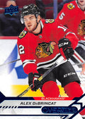 Alex DeBrincat #32 Chicago Blackhawks | 2020-21 Upper Deck Overtime Blue Foil