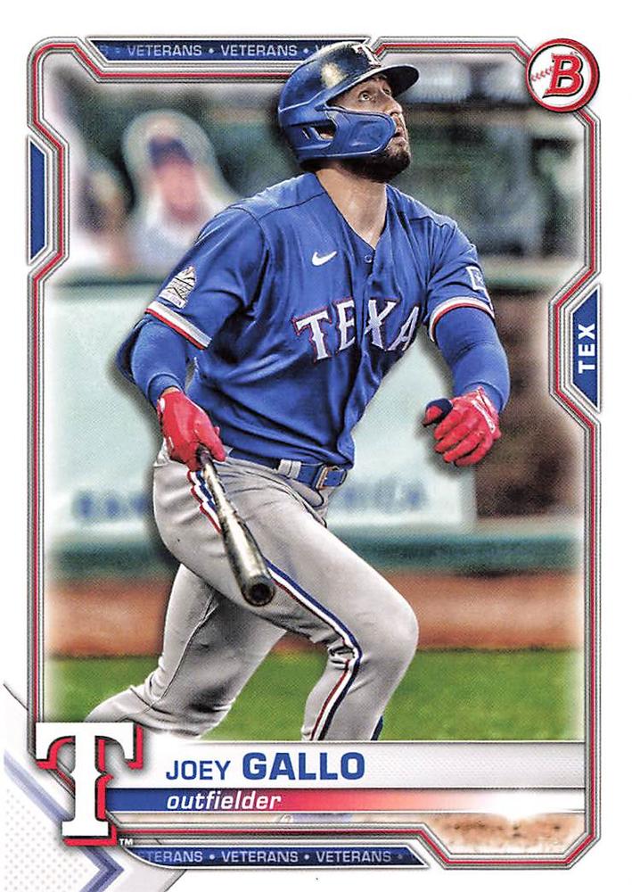 Joey Gallo #32 Texas Rangers | 2021 Bowman