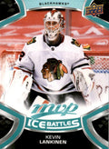 Kevin Lankinen #32 Chicago Blackhawks | 2021-22 Upper Deck MVP Ice Battles