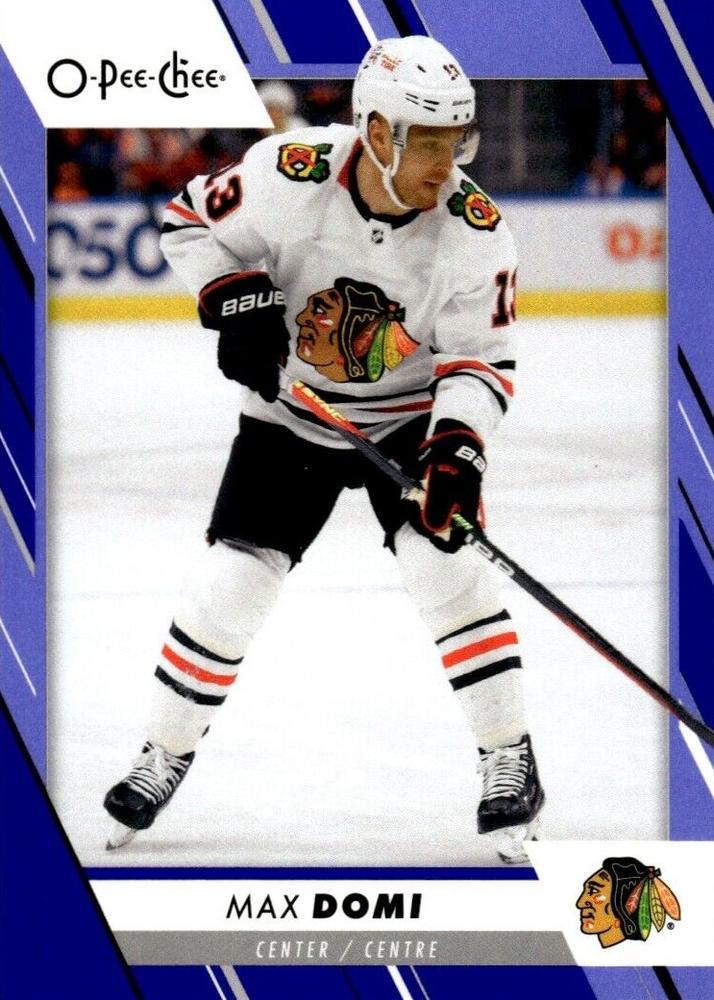 Max Domi #32 Chicago Blackhawks | 2023-24 O-Pee-Chee Blue Border