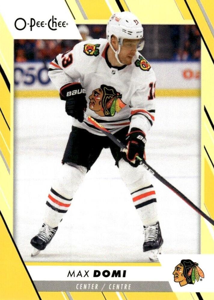 Max Domi #32 Chicago Blackhawks | 2023-24 O-Pee-Chee Yellow Border