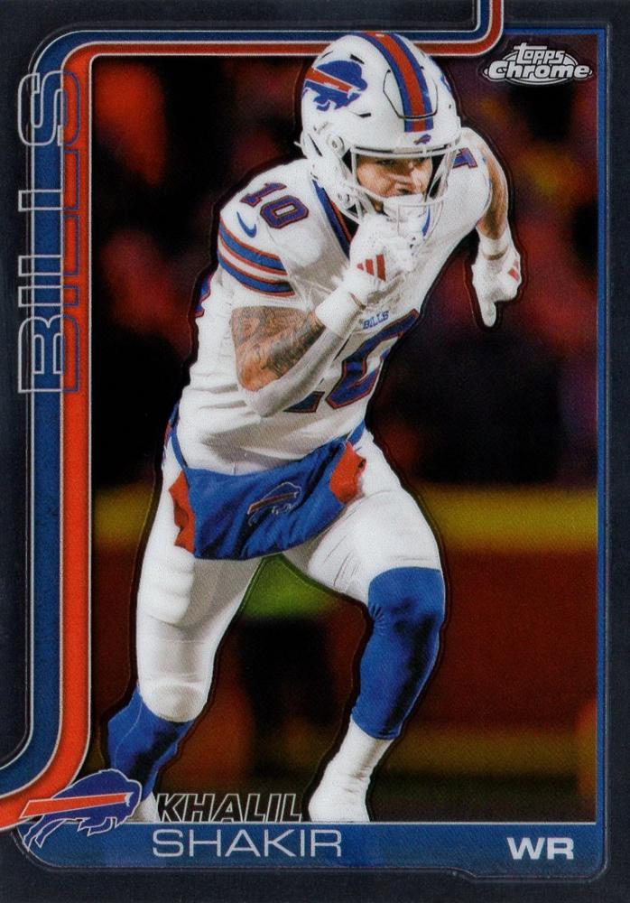 Khalil Shakir #32 Buffalo Bills | 2025 Topps Chrome | NFL Football