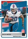 Zack Moss #330 Buffalo Bills | 2020 Panini Donruss | NFL Football